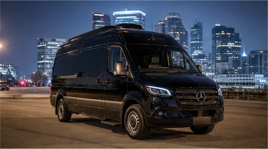 Mercedes Sprinter van chauffeur service in Nashville